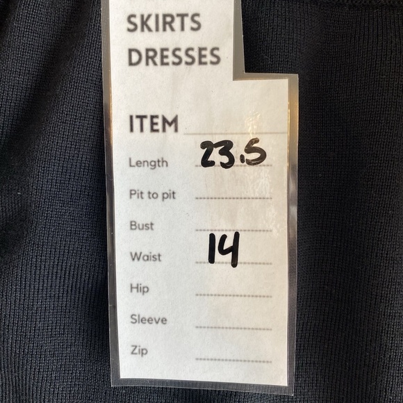 Takashimaya 100% Extra Fine Merino Wool skirt Made In Italy Size 44 Us Size 8 - Picture 12 of 12